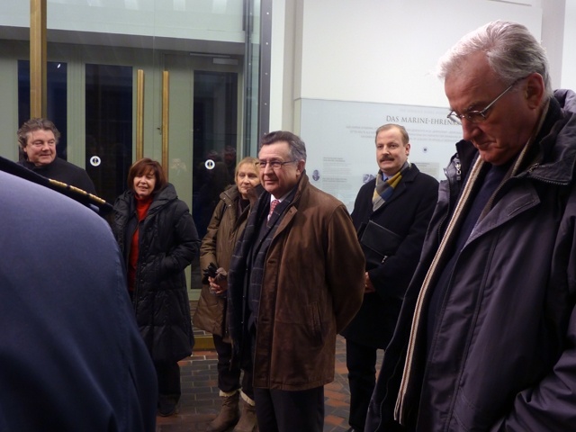 Bündnis für den Erhalt des Marine- und Bundeswehrstandortes Kiel - in Laboe am 03.02.2012