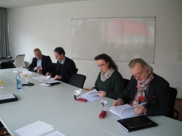 Robert Vollborn und Rainer Kreutz sowie Bernd Carstensen und Marion Brandtner