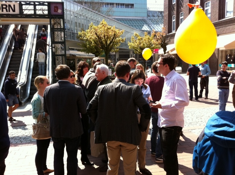 Eröffnung des zentralen Wahlkampfstandes der CDU Kiel
