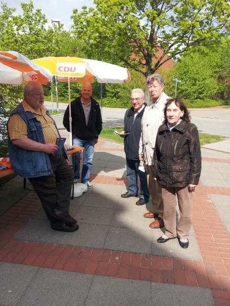 Der CDU OV Süd aktiv im Wahlkampf