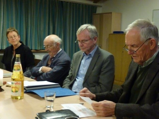 Jutta Weiß, Dieter Engler, Armin Mack und Herbert Kulbarsch